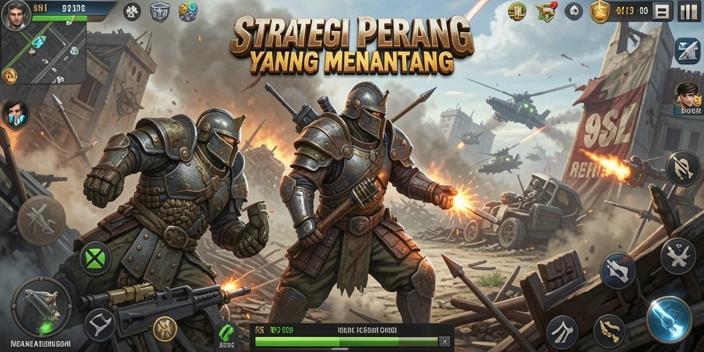 Gameplay <strong>9SL</strong> yang seru dan menegangkan dalam strategi pertempuran.