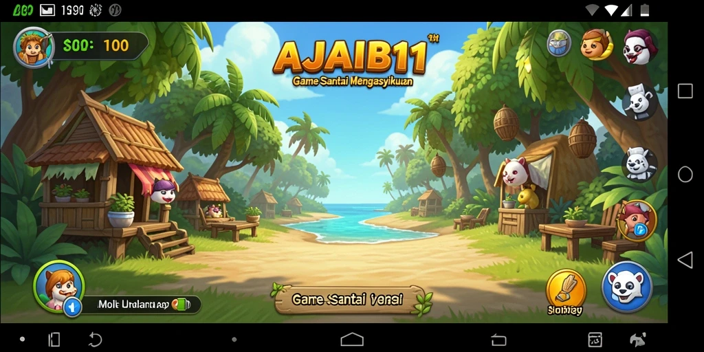 Gameplay AJAIB11 yang menampilkan tantangan menarik dan interaktif.