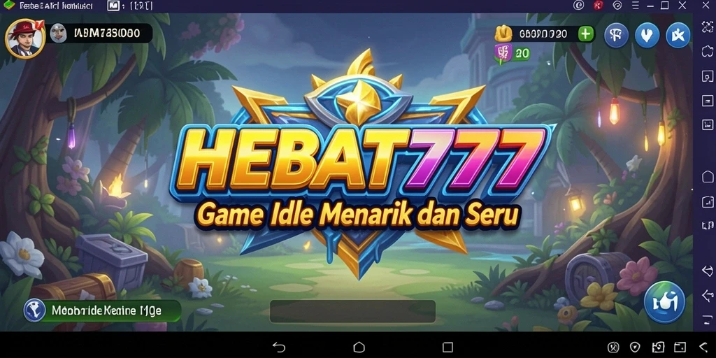Tampilan gameplay HEBAT777 yang menarik dan penuh warna.