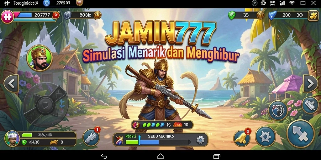 Tampilan gameplay menarik dalam <strong>JAMIN777</strong> dengan banyak skenario dan karakter.