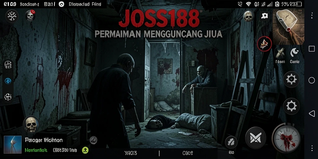 Tampilan menyeramkan dari gameplay JOSS188 yang memicu ketakutan.