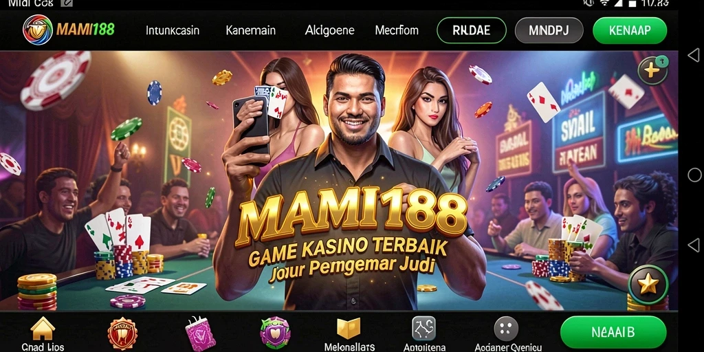 Tampilan gameplay seru di MAMI188 yang menggembirakan para pemain Kasino.